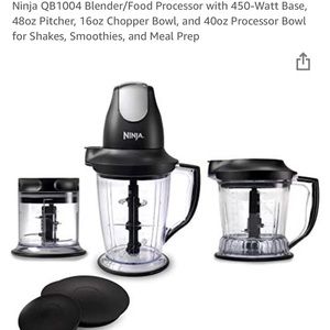 Grey Ninja Bullet blender + extra set